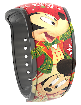 mickey's very merry christmas party magic band limited edition size