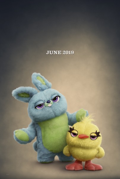 ducky and bunny movie poster from toy story 4