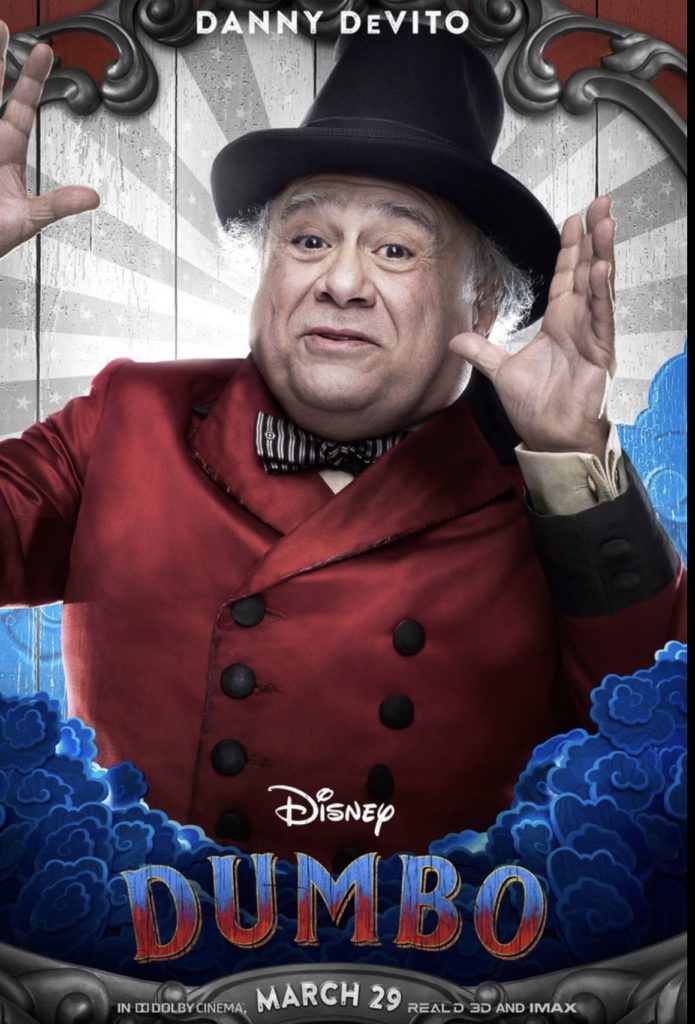 danny devito dumbo movie poster