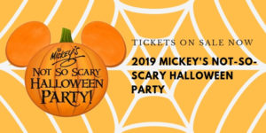 when do mickey's not so scary halloween party tickets go on sale