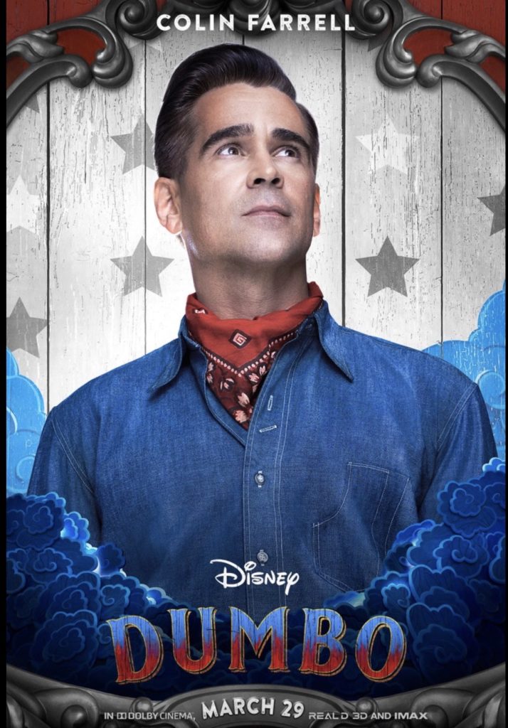 colin farrell dumbo poster