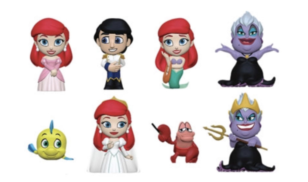 Little mermaid Funko minis