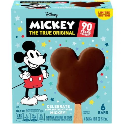 when do mickey ice cream bars in stores