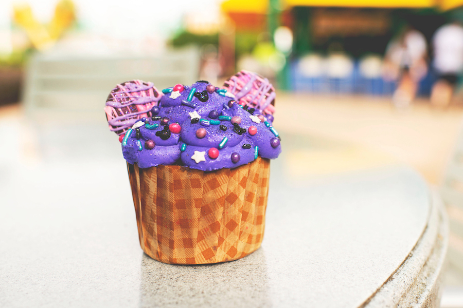 pop century resort purple cupcake