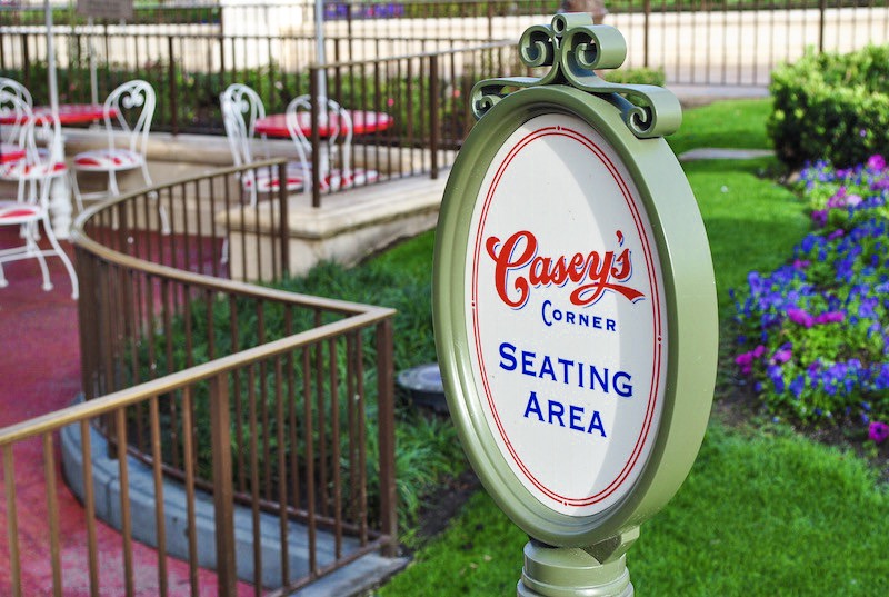 magic kingdom casey's menu