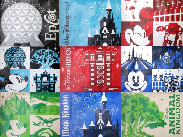 new disney world reusable shopping bags