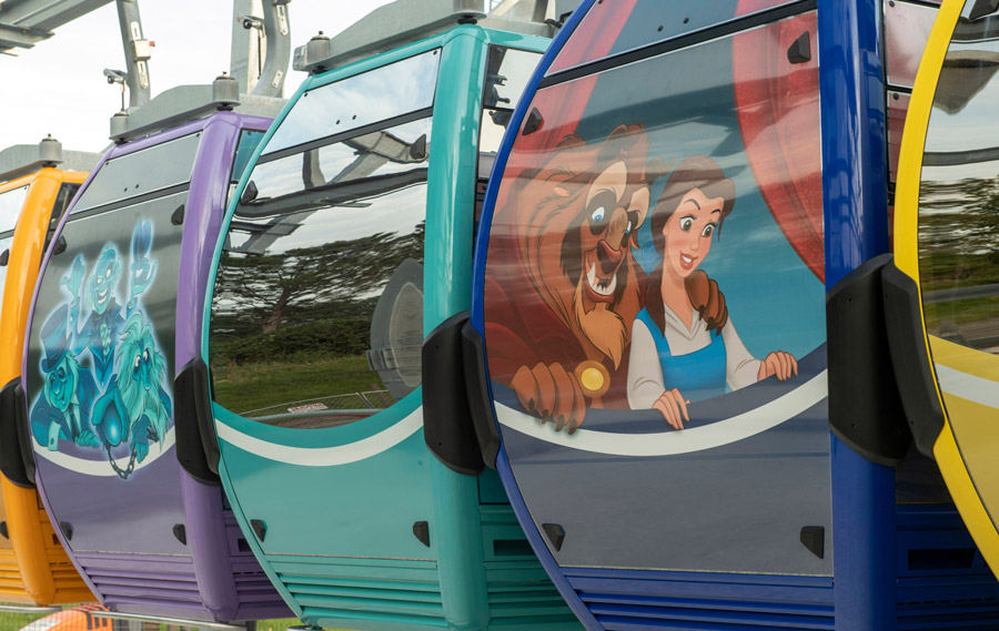 disney skyliner gondola characters