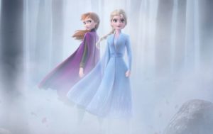 official movie poster for frozen 2
